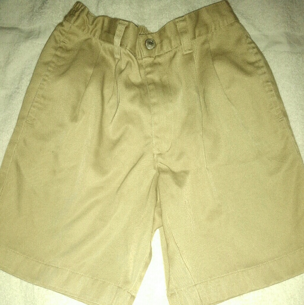 Tan Lands End boy's shorts(very gently used).
